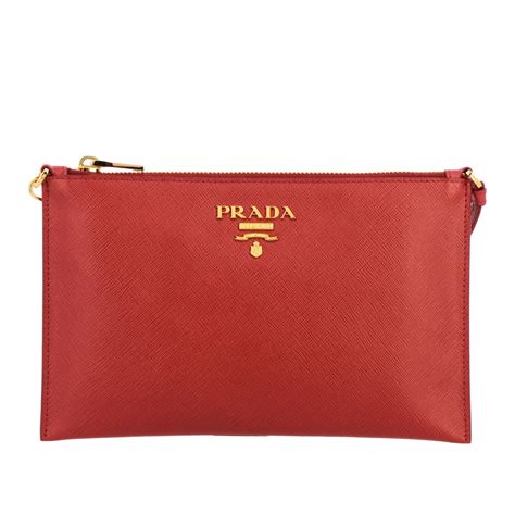 red prada clutch